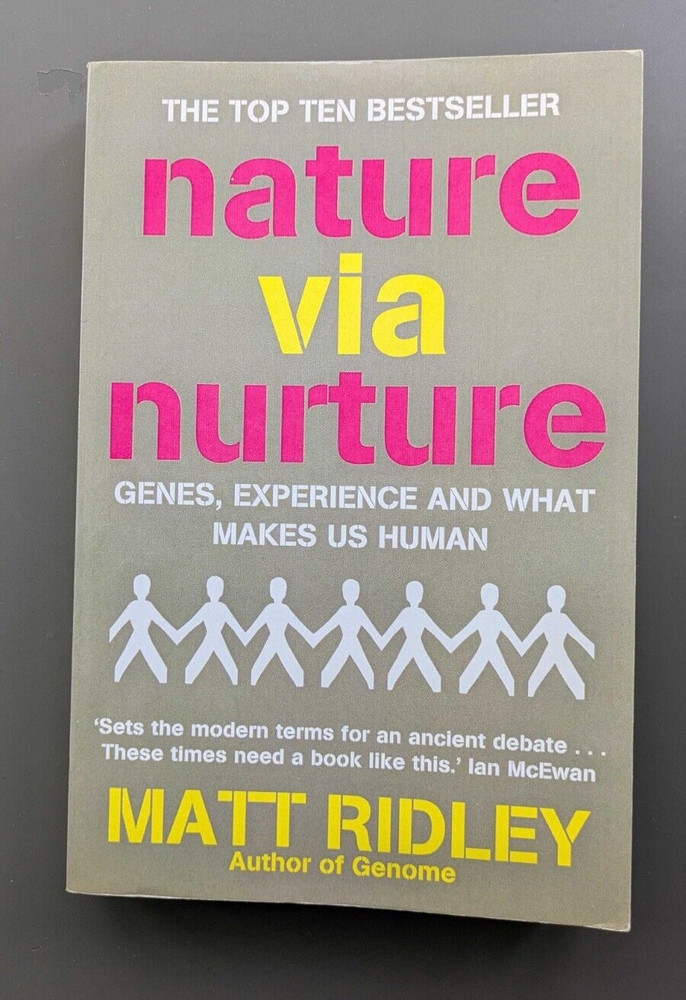 Nature via Nurture Matt Ridley Best Seller Used in Good Condition