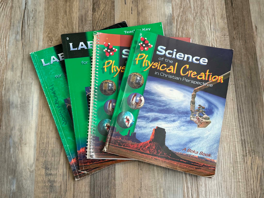 Abeka Science Curriculum Set with Teacher Keys (3 books)
