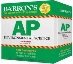 Barron’s Test Prep Ser.: AP Environmental Science Flash Cards by Gary S….