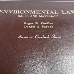 American Casebook Ser.: Cases and Materials Roger A. Findlay Daniel A. Farber