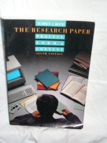 The Research Paper Process For – GOOD