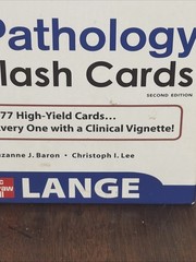 Lange Pathology Flash Cards, Third Edition (LANGE FlashCards)