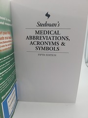 Stedman’s Medical Abbreviations, Acronyms & Symbols 5th Ed Reference Book