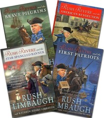 New American History Gr 5-9 ANNIVERSARY LOT Master Books and Rush Revere 1-4