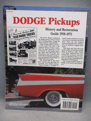 Dodge Pickups History and Restoration Guide 1918-1971 by Don Bunn & Tom Brownell