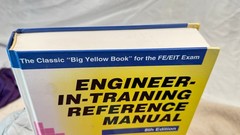 Engineer-in-Training Reference Manual 8th Ed. LindeBURG HC “Big Yellow Book”