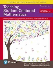 Teaching Student-Centered Mathematics: – Paperback, by Van de Walle – Very Good