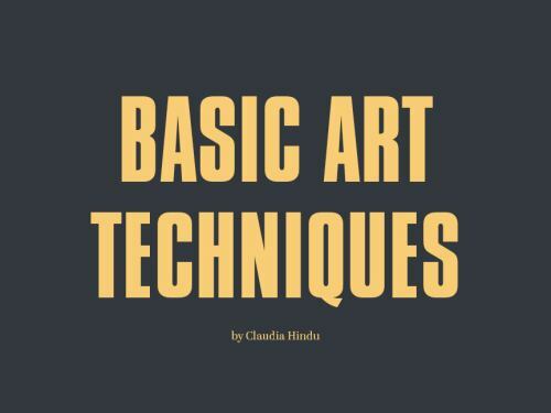 Basic Art Techniques, Brand New, Free shipping in the US