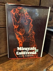 Minerals of California by H. Earl Pemberton HBDJ Rare 1983 Maps, Illustrated