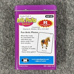 Super Duper Articulation Artic Photos Fun Deck R Lot of 2 by Sharon Webber