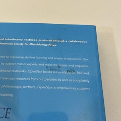 2 Microbiology Volumes Official Print Version ASM Press OpenStax 2018 TPB Set