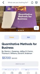 QUANTITATIVE METHODS FOR BUSINESS David R. Anderson & Dennis J. Like New