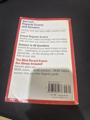 Barron’s Regents Exams and Answers: Biology – Paperback – VERY GOOD