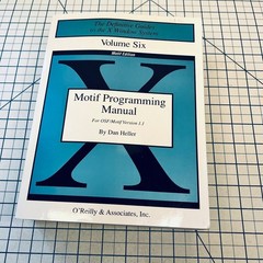 Motif Programming Manual O’Reilly X Window System OSF/Motif ’91 Vintage Computer
