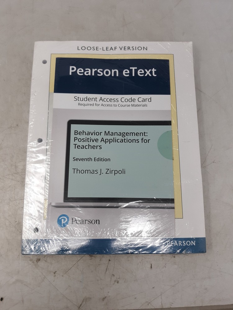 Pearson eText Loose-Leaf Behavior Management Positive Applications for Teachers