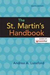 The St. Martin’s Handbook – Paperback By Lunsford, Andrea A. – VERY GOOD