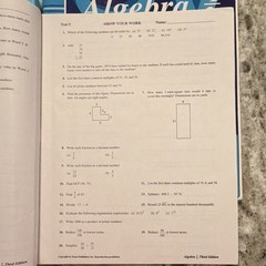 Saxon Algebra 1/2 Incremental Development 3rd Ed Hardcover 2004 Homeschool Lot