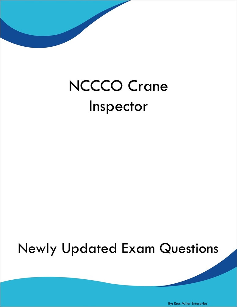 NCCCO Crane Inspector Study Guide Prep Book