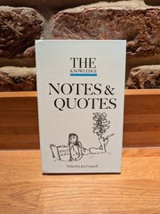 The Knowledge Notes & Quotes by Jon Connell
