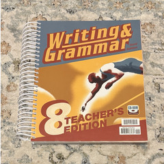 BJU Press Writing & Grammar 8 Teacher’s Edition 3rd Ed Spiral w/ CD-ROM