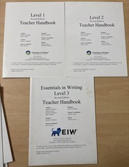 Lot 7 Essentials in Writing EIW Teacher Handbook Level 1-7 Set All 2nd Edition