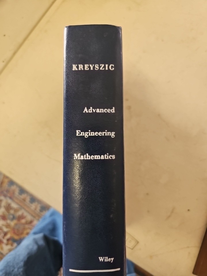 1963 Advanced Engineering Mathematics By Erwin Kreyszig 2nd Edition Hardcover