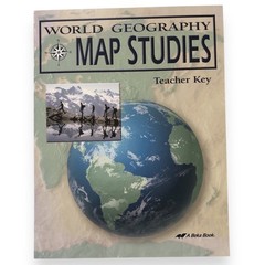 Abeka A Beka Book World Geography Map Studies Teacher Key 9th Gr HS Homeschool