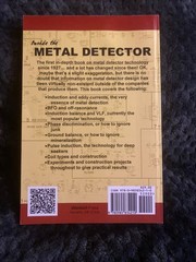 Inside The Metal Detector by George Overton. Very good condition. UK seller.