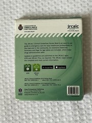 JRCALC Clinical Guidelines 2019 Pocket Book as Photos Shown in Actual Photos