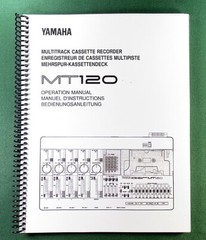 Yamaha MT120 Instruction Manual: 31 Pages & Protective Covers!