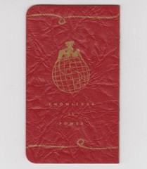 VINTAGE 1946 STRAYER COLLEGE WASHINGTON D.C. SMALL SENIOR HANDBOOK