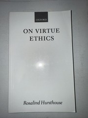 On Virtue Ethics by Rosalind Hursthouse (2002, Uk-Trade Paper)