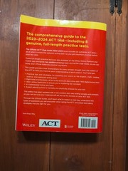 Official ACT Prep Guide 2023-2024 Wiley Latest Edition Real Tests Book Fast Ship