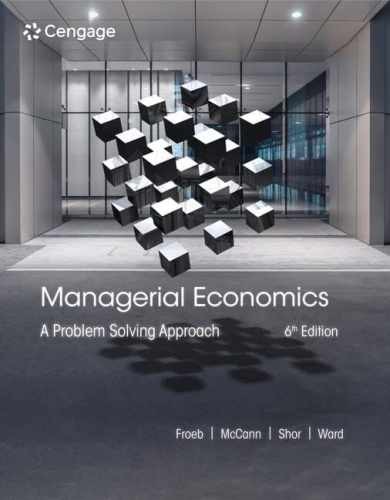 Managerial Economics: A Problem – Hardcover, by Froeb Luke; McCann – Very Good
