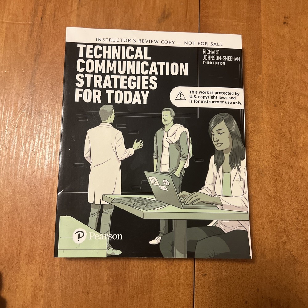 Technical Communication Strategies for Today by Richard Johnson-Sheehan…