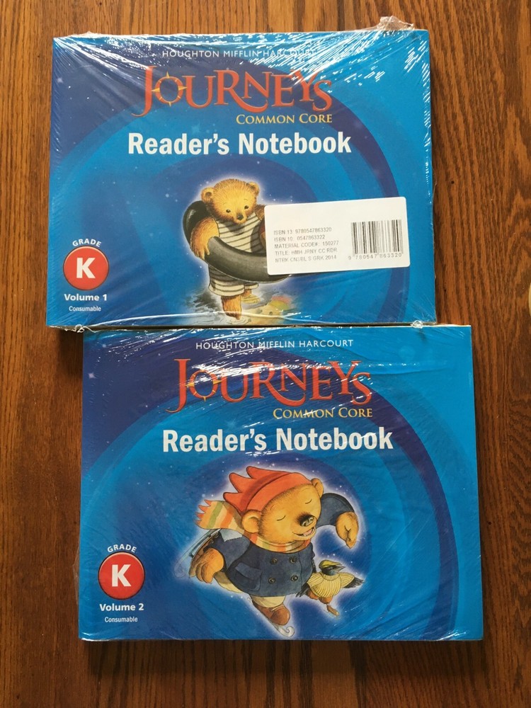 NEW Kindergarten Reading Book Workbook Reader’s Notebooks Vol. 1 & 2 Homeschool