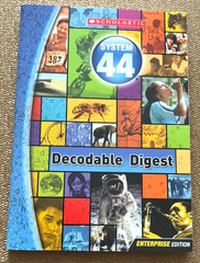 System 44 Book, Decodable Digest, scholastic, 286 pages