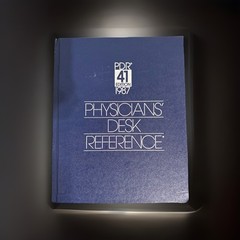 Physicians’ Desk Reference 41st Edition 1987 Hardcover
