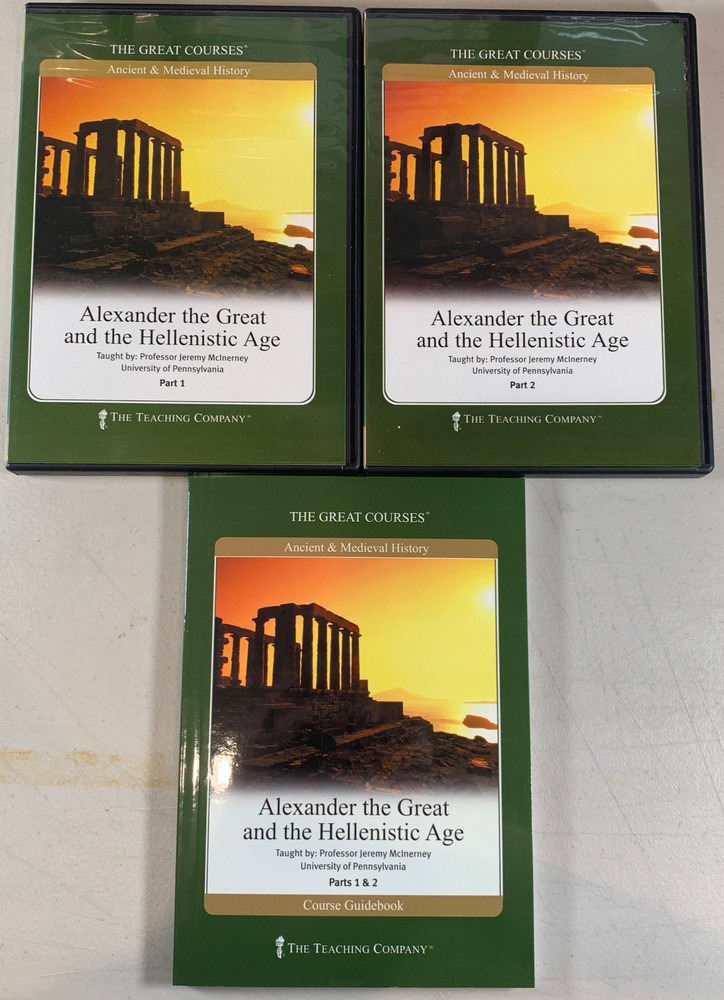 The Great Courses Alexander the Great and the Hellenistic Age DVD Set / Book