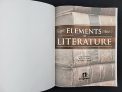 BJU Press Elements of Literature 2nd Ed. 10th Grade Student Textbook 517029 VG