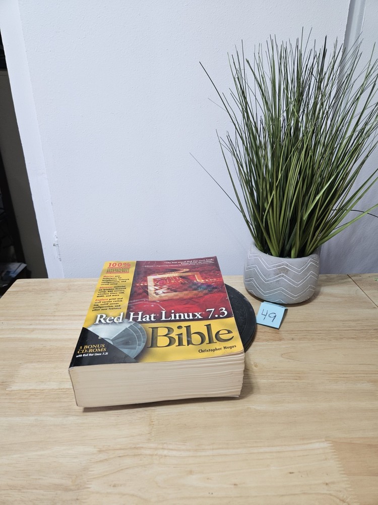RED HAT LINUX 7.3 BIBLE By Christopher Negus 2002 Paperback