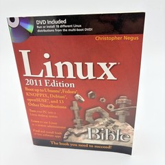 LINUX BIBLE 2011 Edition Christopher Negus Paperback WITH DVD Wiley