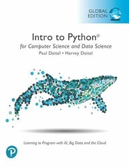 Intro to Python for Computer Science and – Paperback, by Deitel Paul – Very Good