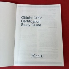 OFFICIAL CPC CERTIFICATION STUDY GUIDE 2016 By Aapc