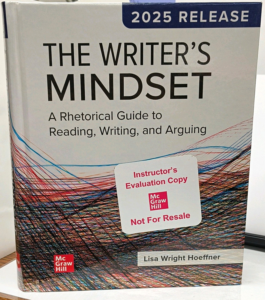 Lisa Wright Hoeffner The Writer’s Mindset 2025 HC Instructor’s Eval Copy