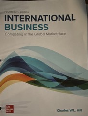 McGraw Hill International Business 14th Ed Textbook by Charles W.L. Hill