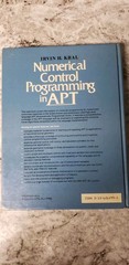 Numerical Control Programming in APT Irvin H Kral HC 1986 Prentice Hall