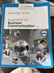 Essentials of Business Communication – Paperback, by Guffey Mary Ellen; – Good o
