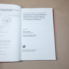 Computing Tools for Modeling, Optimization, and Simulation : Interfaces in Co…