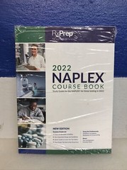 RXPrep 2022 NAPLEX Coursebook Study Guide Pharmacist Exam Training Book New